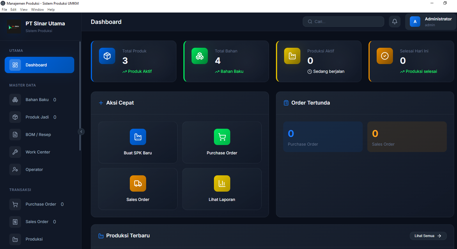 Manajemen Produksi UMKM - MRP & SCM
